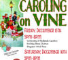 A Caroling on Vine poster with less information than on this page.