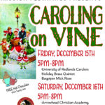A Caroling on Vine poster with less information than on this page.