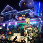 Halloween Light Show at Redlands Mission Pediatrics